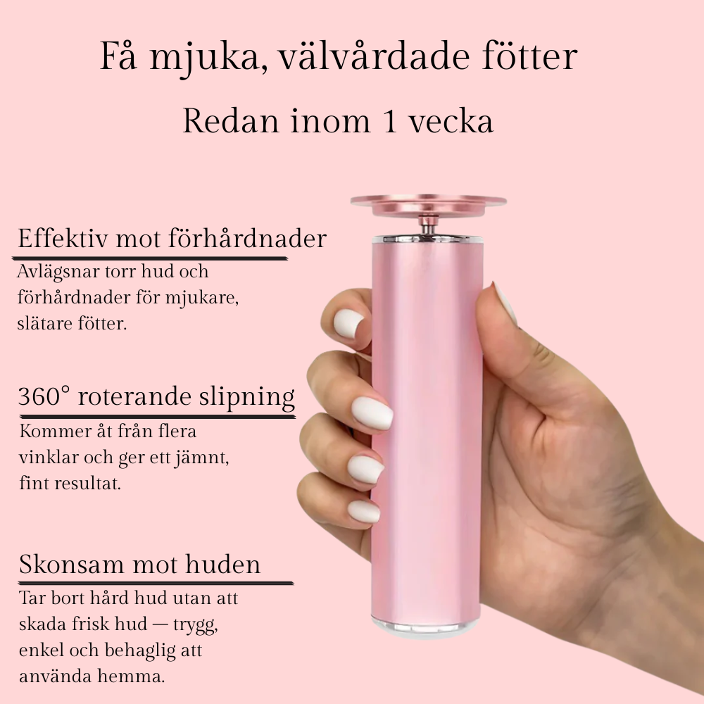 LumiSole™ |Elektrisk Fotfil Mot Förhårdnader